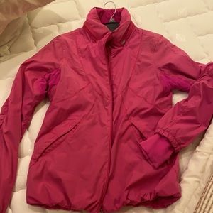 #lululemon pink jacket! Water rests and outside and soft inside lining
